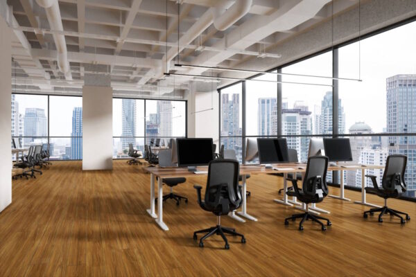Luxury Vinyl Plank Backwoods Hazelton Road Room Scene
