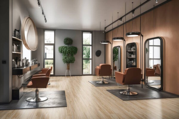 Luxury Vinyl Plank Backwoods Cappuccino Room Scene