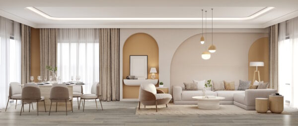 Luxury Vinyl Plank Backwoods Formation Grey Room Scene